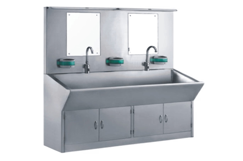 不锈钢豪华自动感应洗手槽-KS-C05